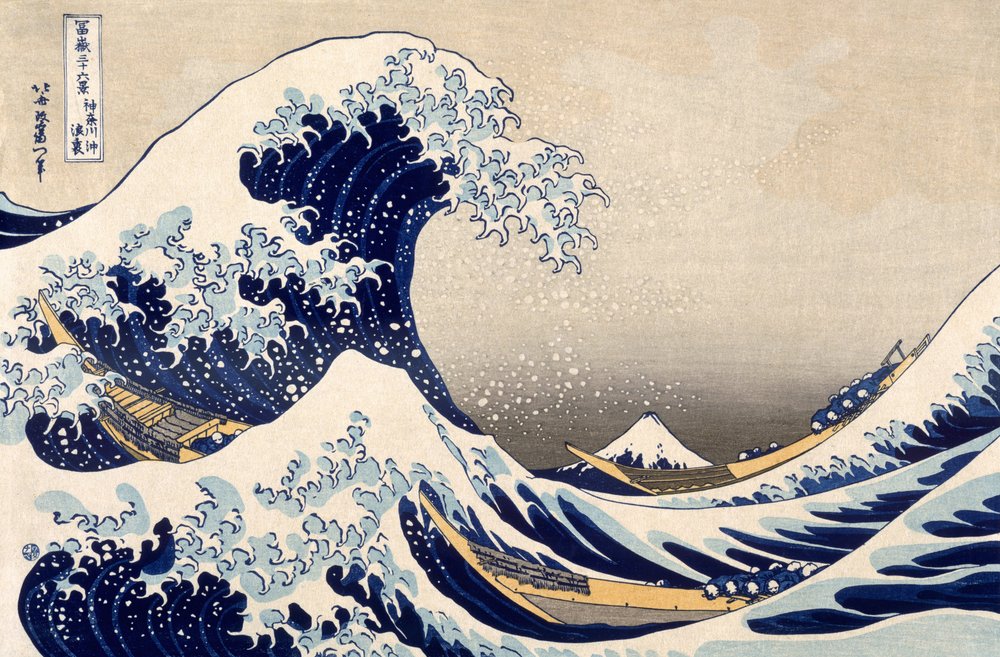 The Great Wave off Kanagawa, from the series 