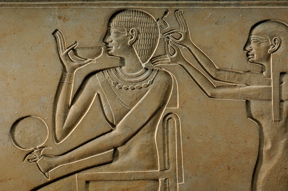 Sarcophagus of Kawit - hairdo, Princess in court of Mentuhotep II, Black Pharaohs, Nu…, 2007 by Kenneth Garrett