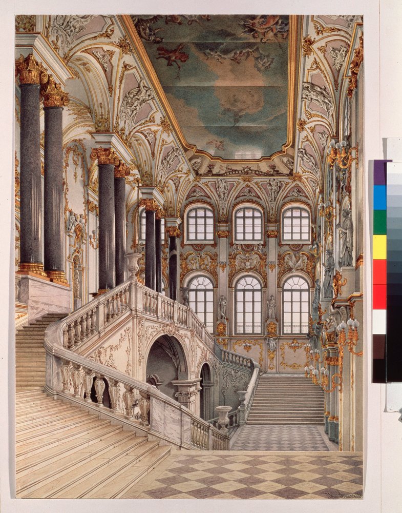 あなたにおすすめの商品 The Palace Winter the of Staircase Grand 版画