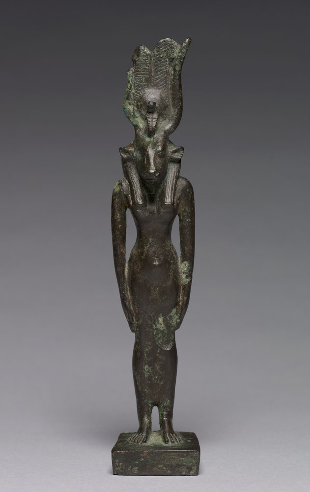Statuette of Hathor, 664-30 BC by Late Period Egyptian
