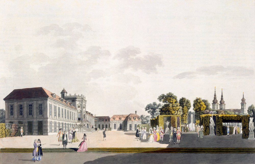 View of the Palace and Gardens Owned by the Prince of Kaunitz, Vienna