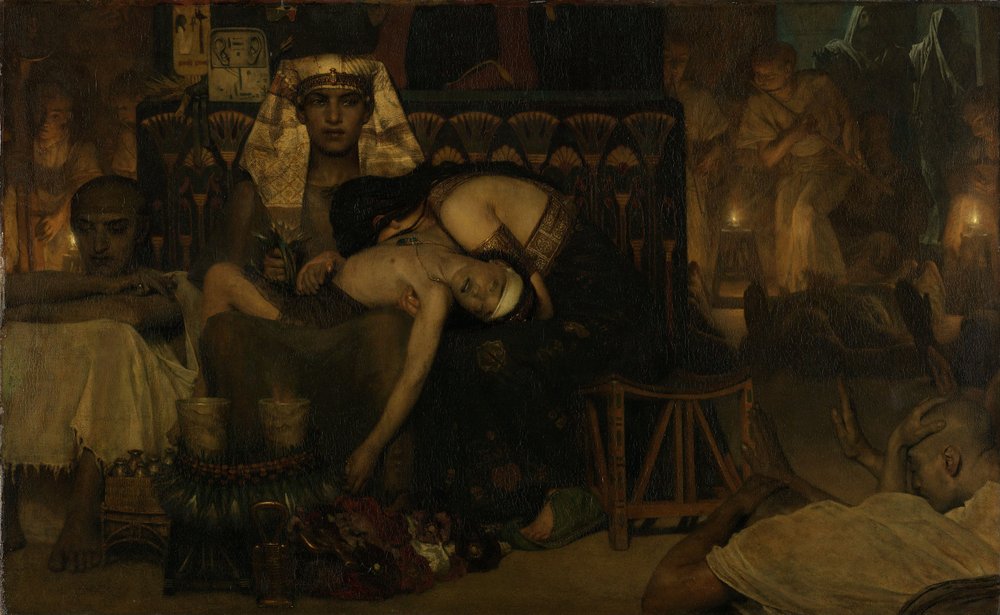 The Death of the Pharaoh's Firstborn Son by Lawrence Alma-Tadema