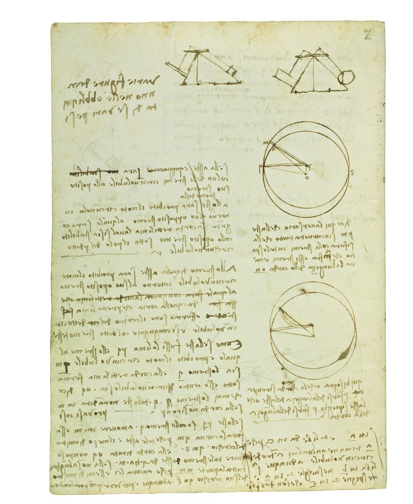 Codex on the Flight of Birds, Folio 3 Verso