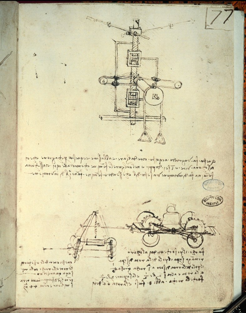 Design for a Flying Machine by Leonardo da Vinci