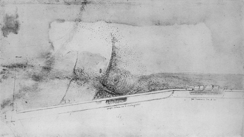 Plan of an Embankment for Diverting the Arno