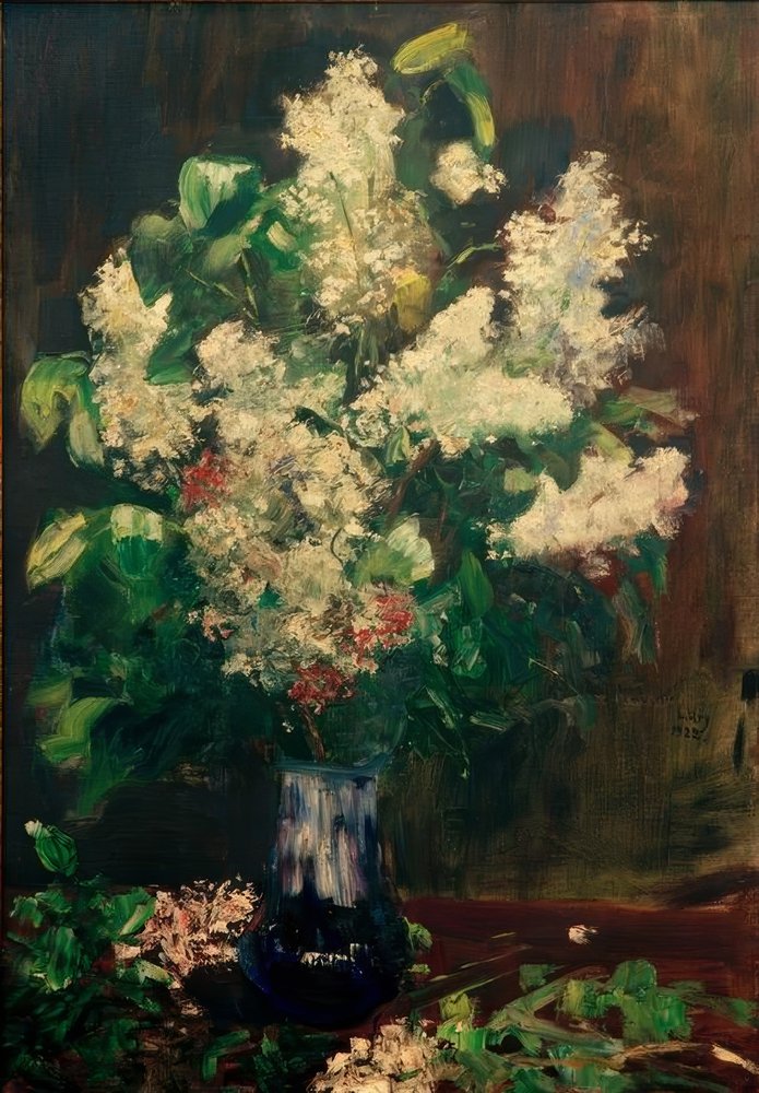 Lilac Bouquet by Lesser Ury: High-quality fine art print