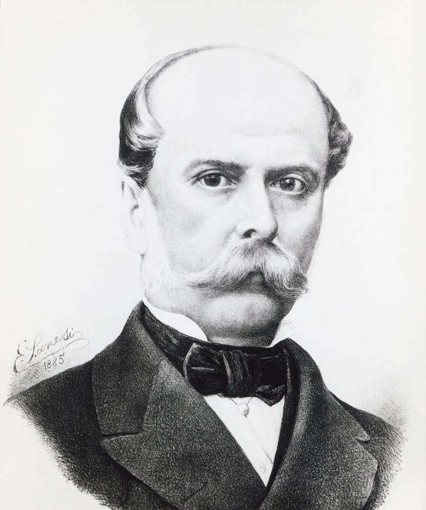 Portrait of Filippo Pacini, Italian anatomist and pathologist