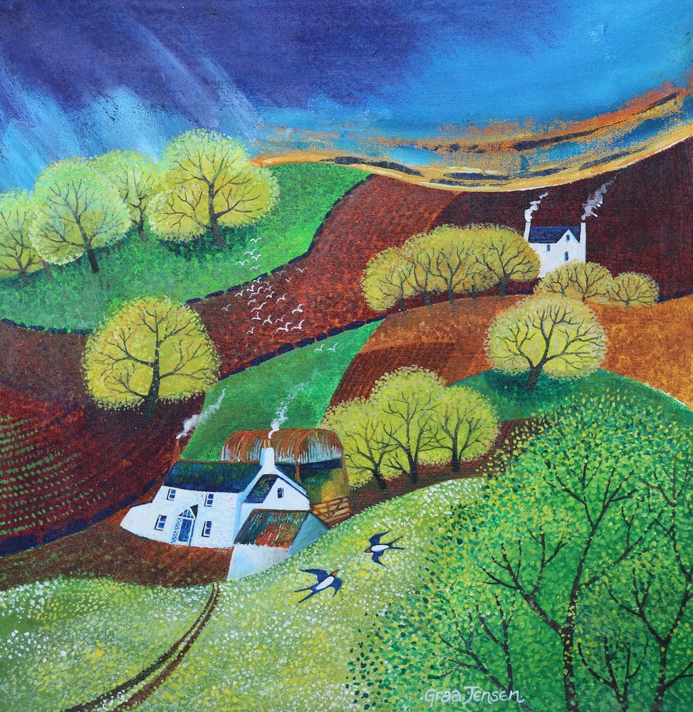 Spring in the Valley by Lisa Graa Jensen: Fine art print