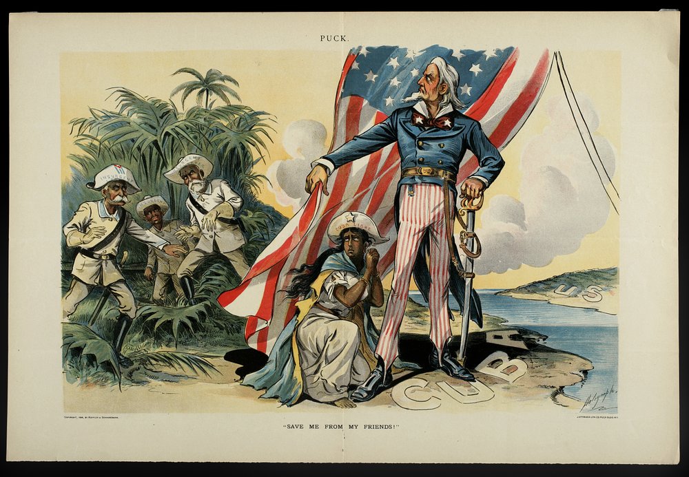 Save Me From My Friends!, 1898 by Louis Dalrymple
