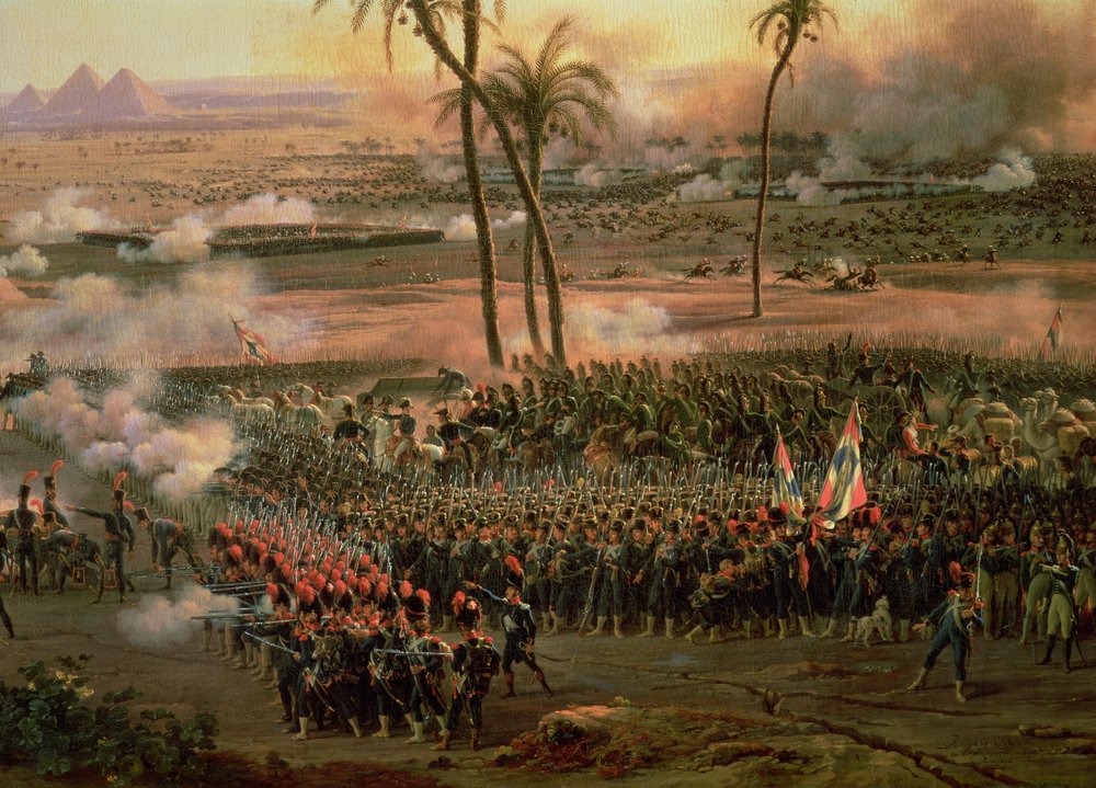 The Battle of the Pyramids, 21 July 1798 by Louis Lejeune