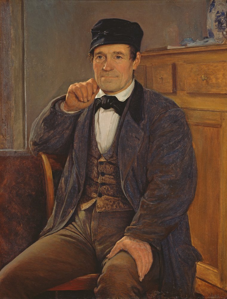 Portrait of the Father of the Artist by Louis Pion