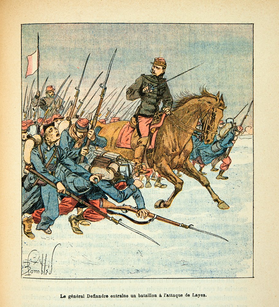 General Deflandre Trained a Battalion to Attack Laye in December 1870