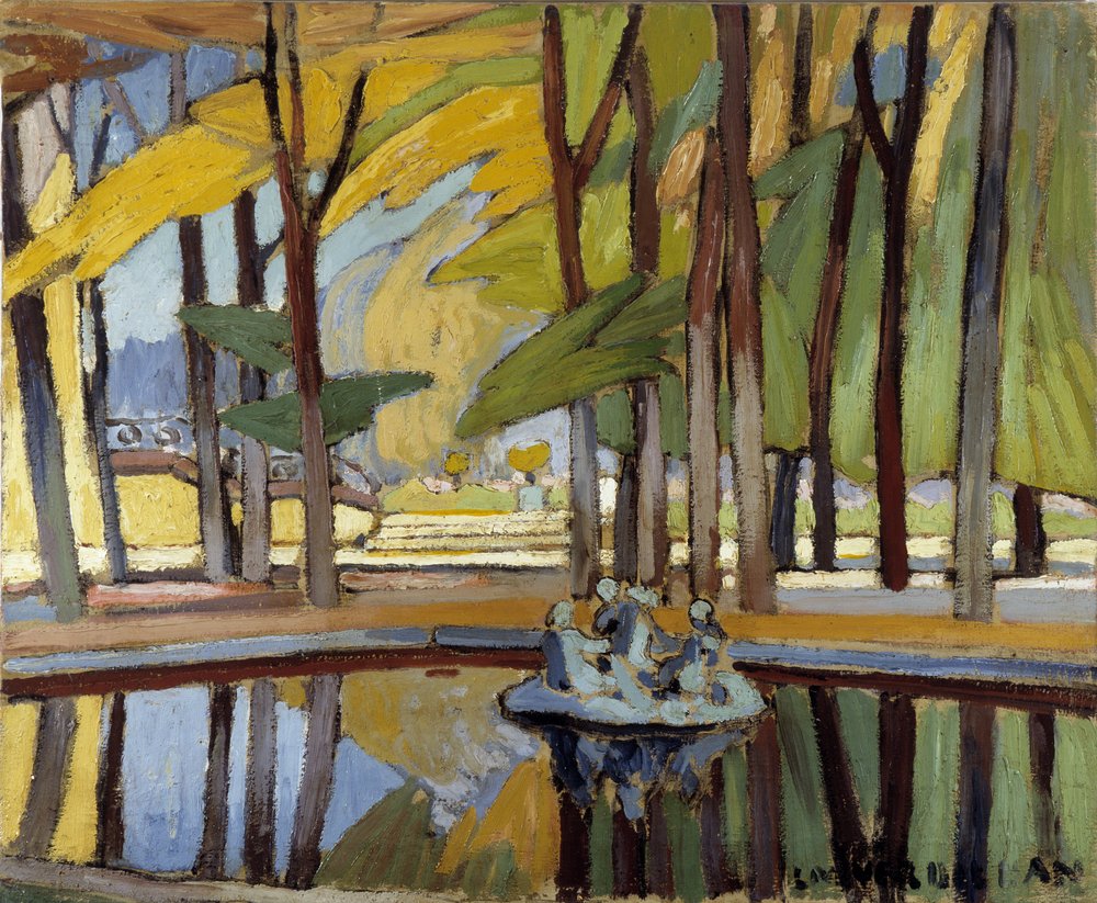 Basin in the Park of Versailles by Louis Mathieu Verdilhan