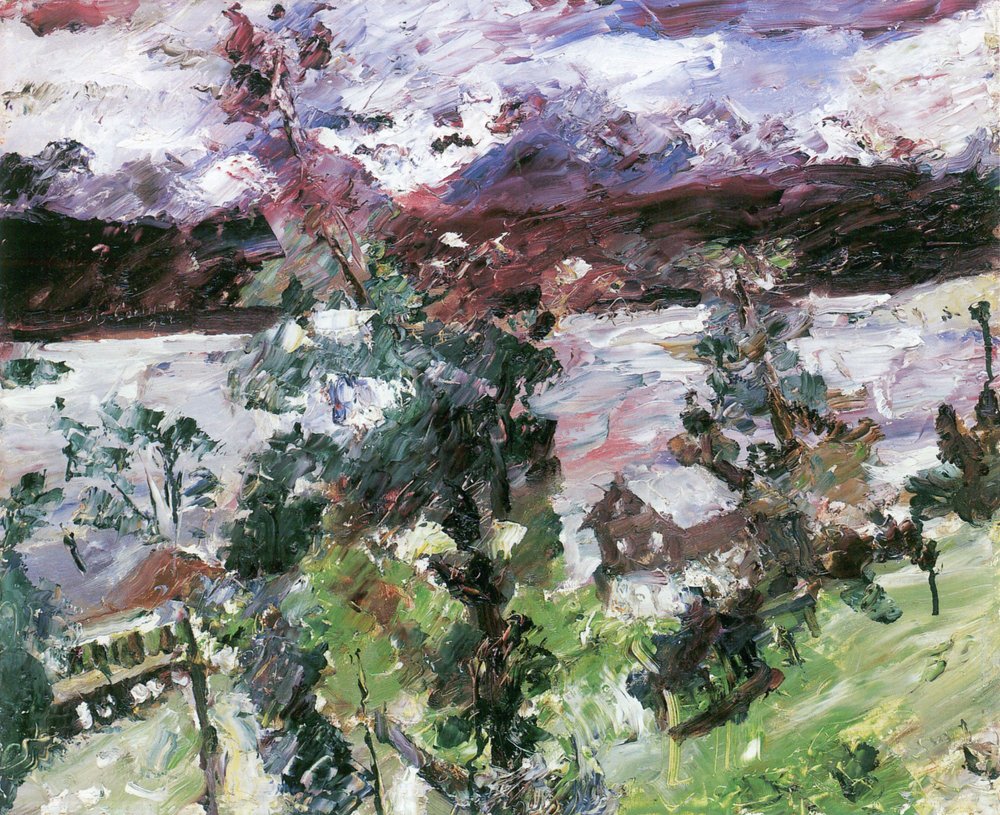 Walchensee, New Snow by Lovis Corinth