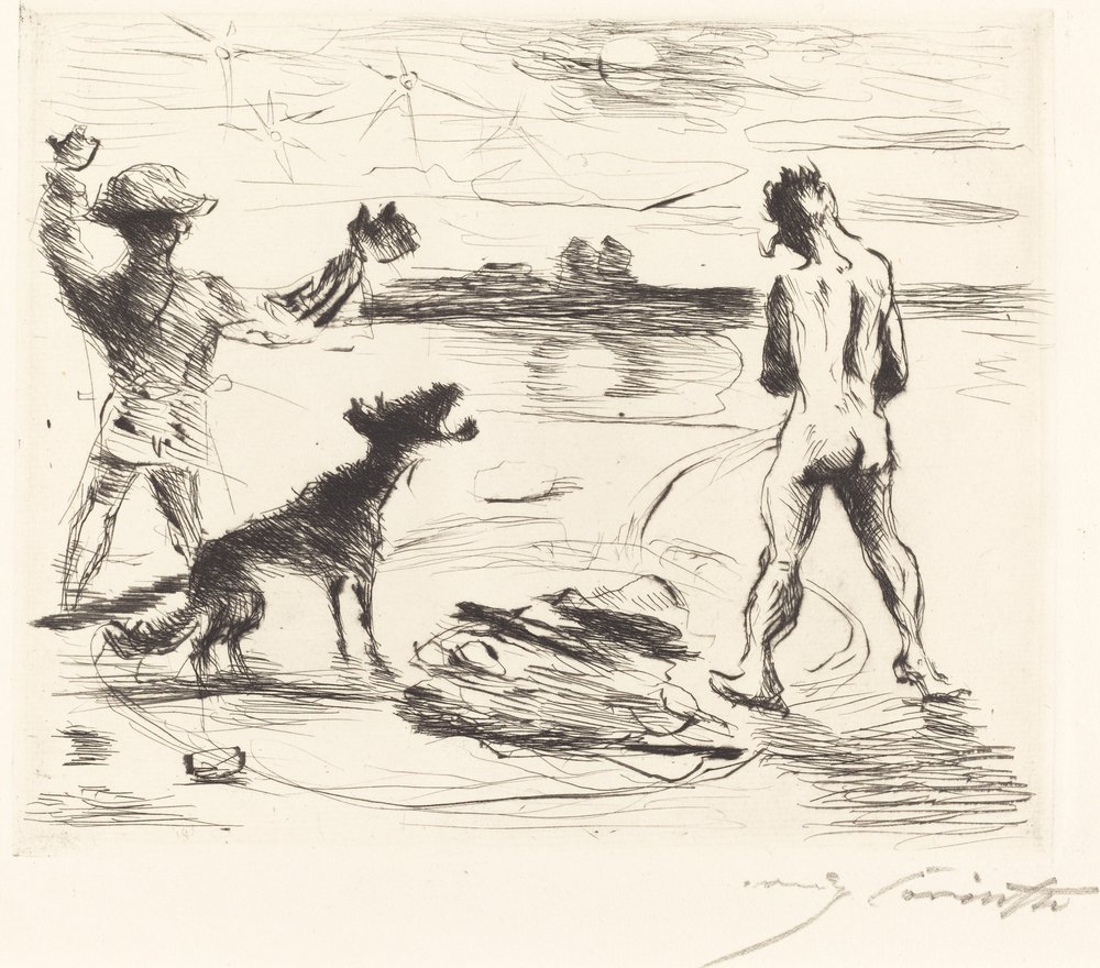 The Banquet of Trimalchio: pl. VII by Lovis Corinth