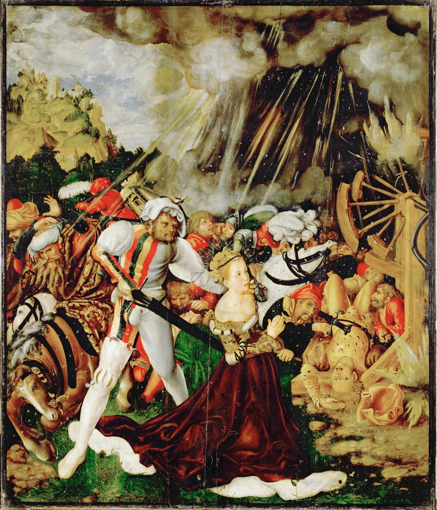 The Martyrdom of Saint Catherine by Lucas the Elder Cranach