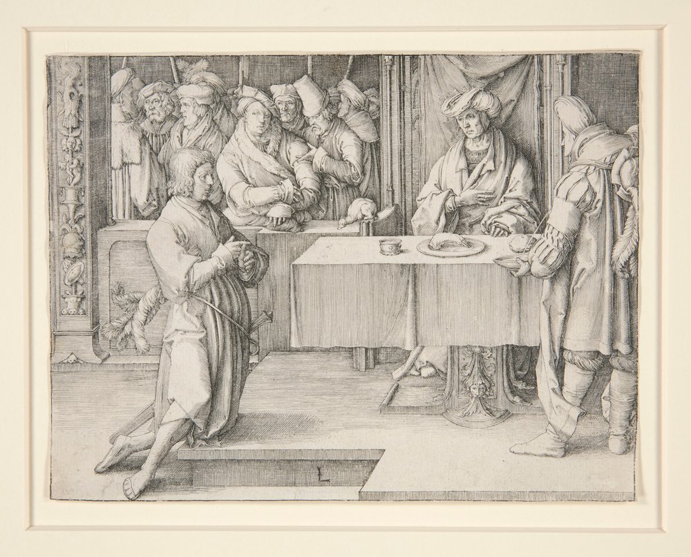 Joseph Interpreting Pharaoh by Lucas van Leyden