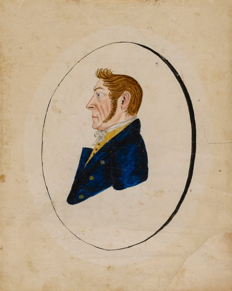 Portrait of Adam Musser by Maentel, Jacob: Fine art print