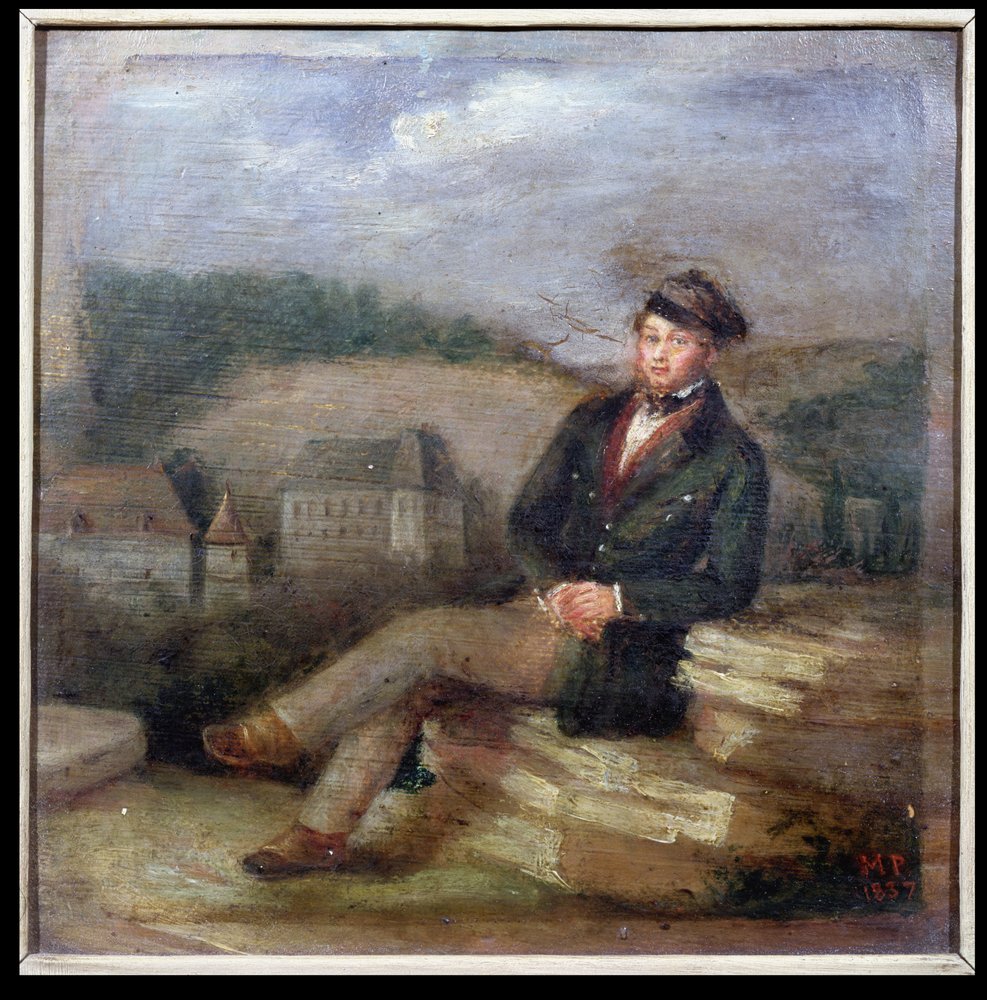 Portrait of Prosper Merimee Working as an Inspector of Historical Monuments