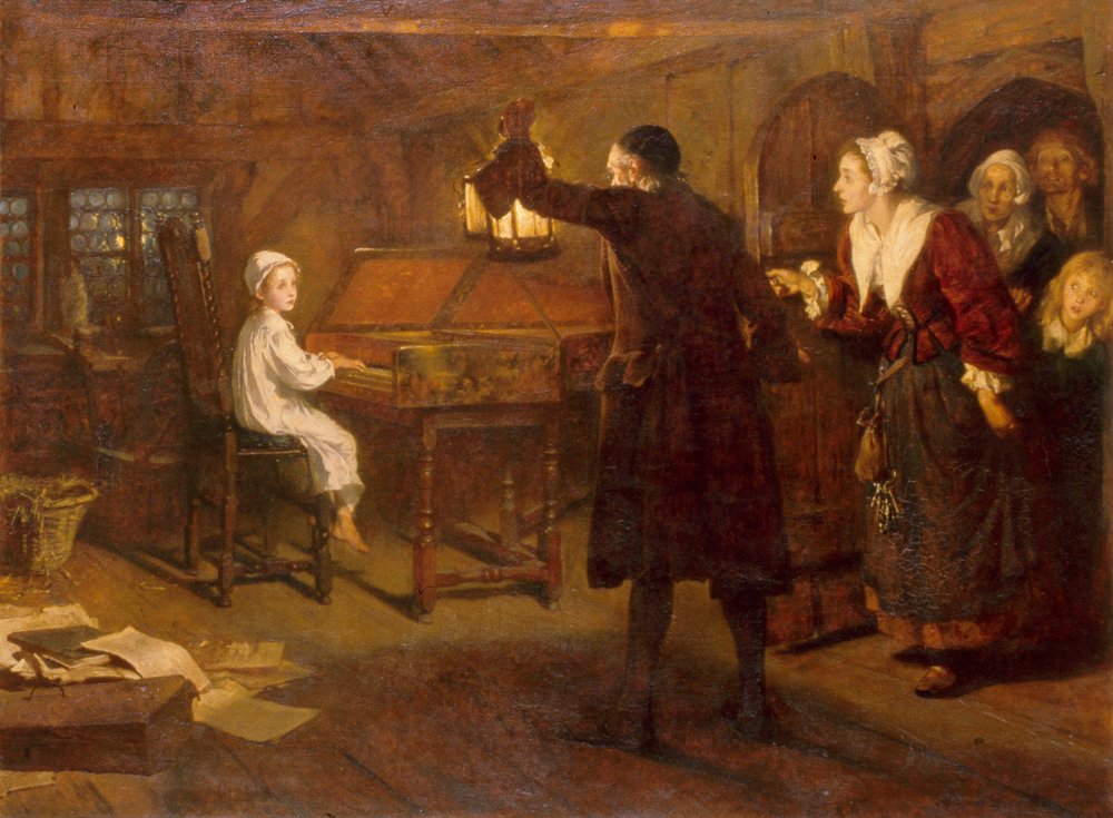 The Child Handel, Discovered by his Parents