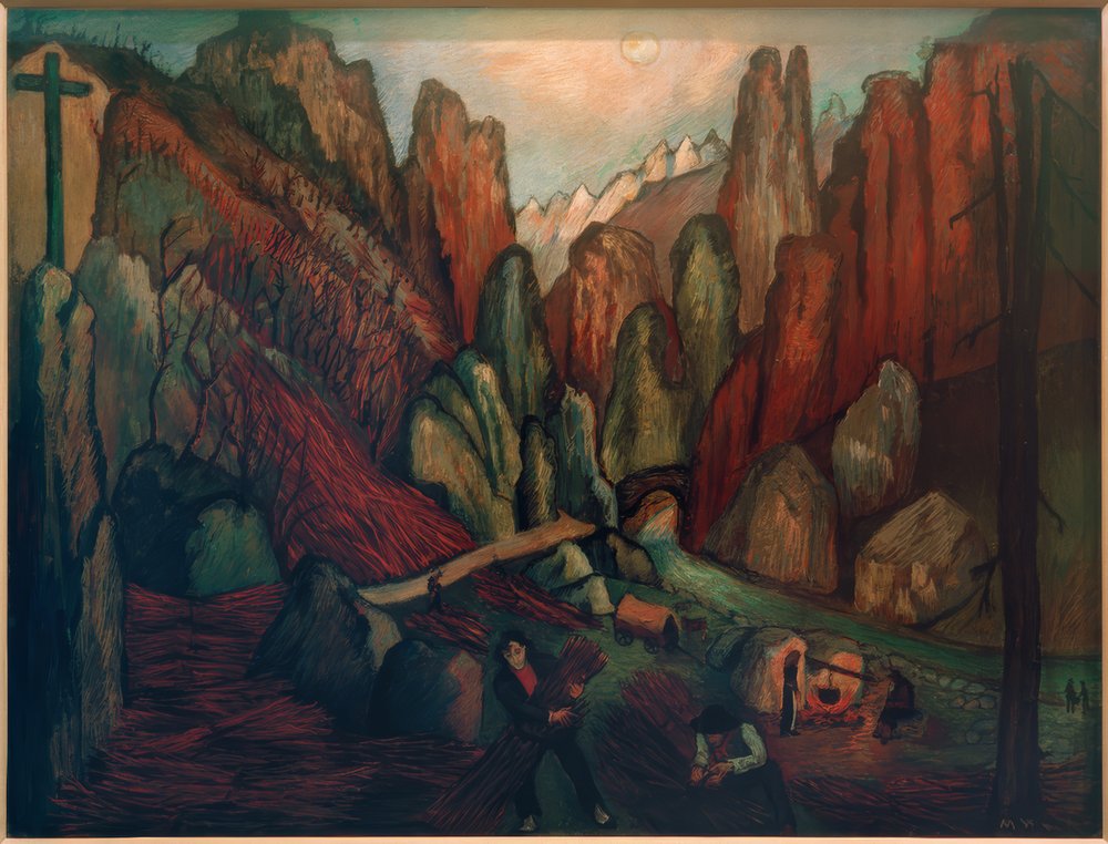 Woodcutters by Marianne von Werefkin