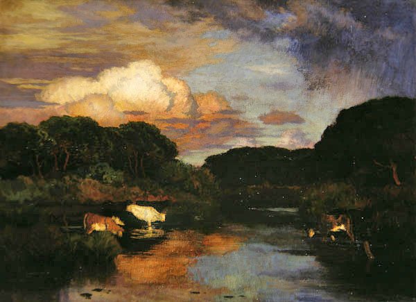 The Ford, c.1910 by Marie Auguste Emile Rene Menard