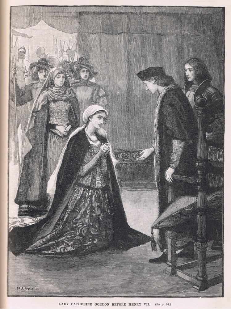 Lady Catherine Gordon before Henry VII, 1497 by Mary L. Gow