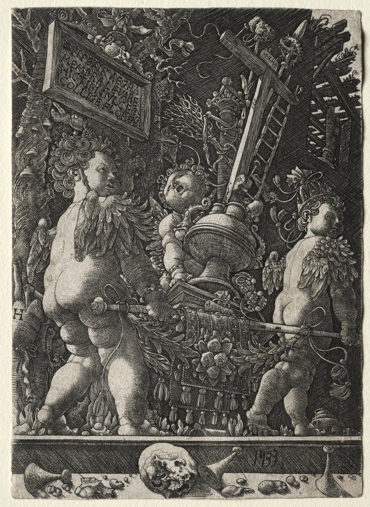 Angels Carrying the Emblems of the Passion by Master H. L.