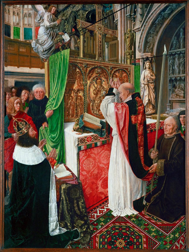 Mass of Saint Gilles in St. Denis by Master of Saint Giles
