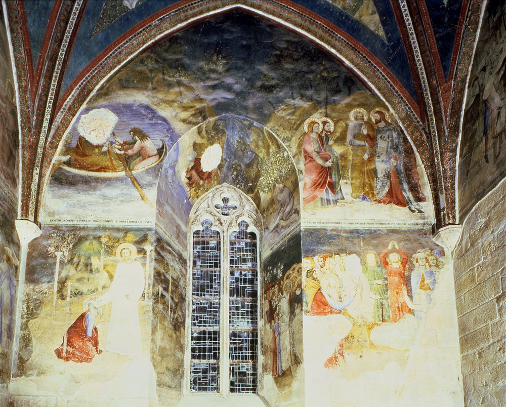 Scenes from The Life of St. John the Evangelist, from the Chapel of St. Jean by Matteo Giovanetti
