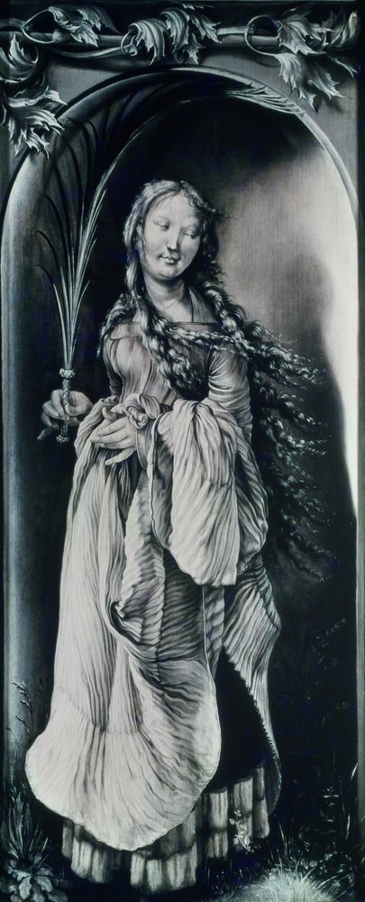 St. Lucy (c.283-c.304) by Matthias Grünewald