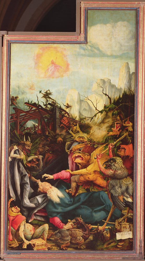 Temptation of St. Anthony, from the Isenheim Altarpiece, c. 1512-16 by Matthias Grünewald