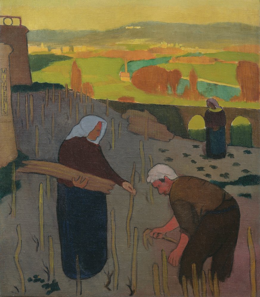 Memory of Evening II or, The Vineyard at Le Pecq, 1890 by Maurice Denis