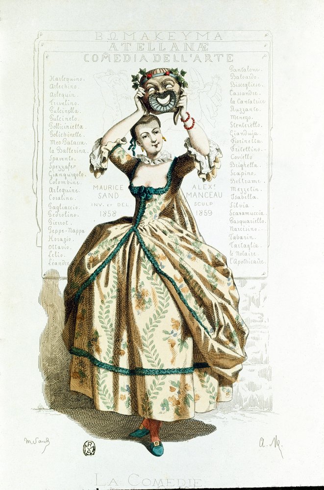 Commedia dell'arte: A Female Character Symbol of the Comedy