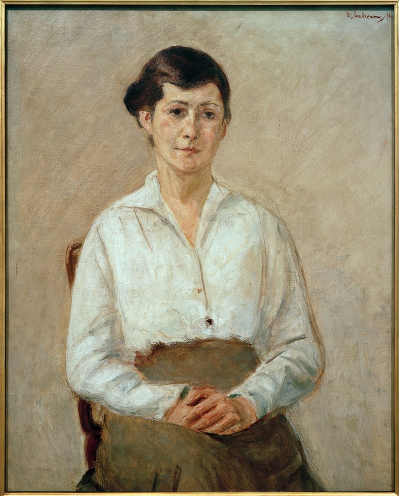 The Artist's Daughter in Half Figure, Sitting En Face