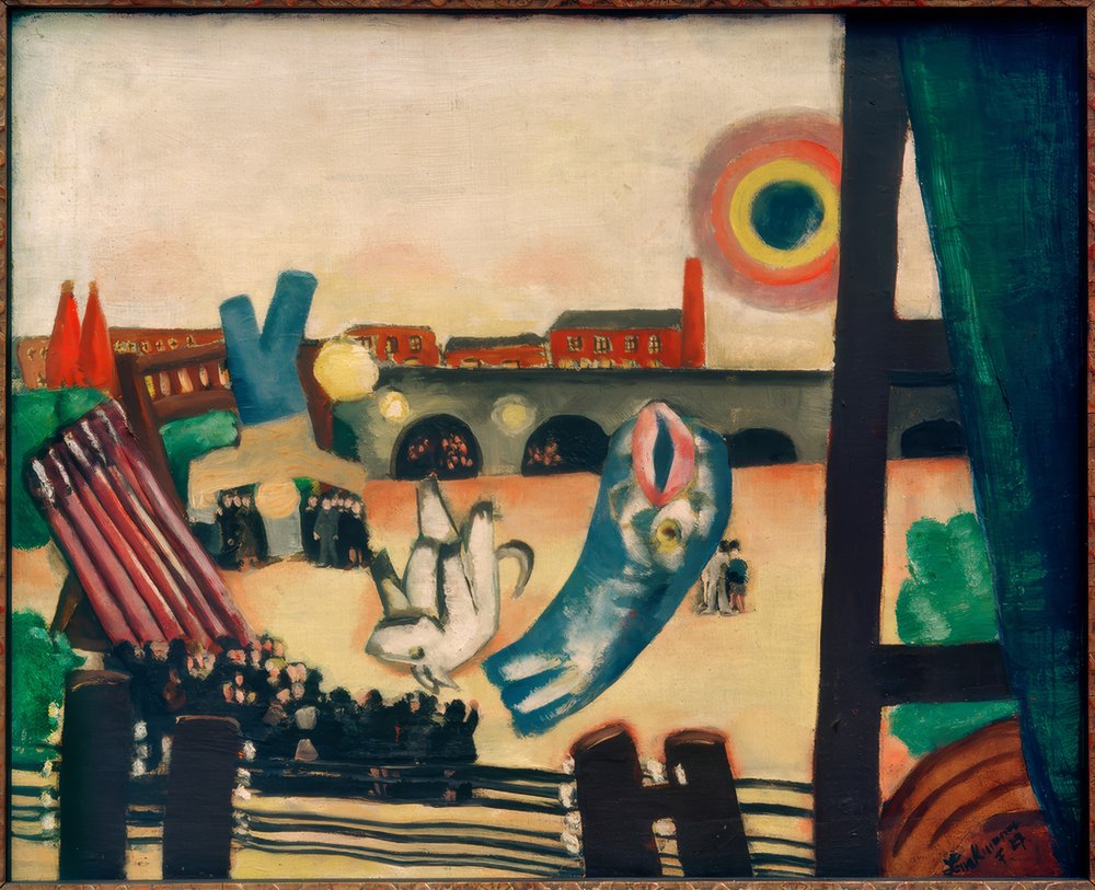 Chinese Fireworks by Max Beckmann
