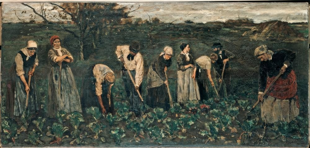 Workers in the Beet Field by Max Liebermann