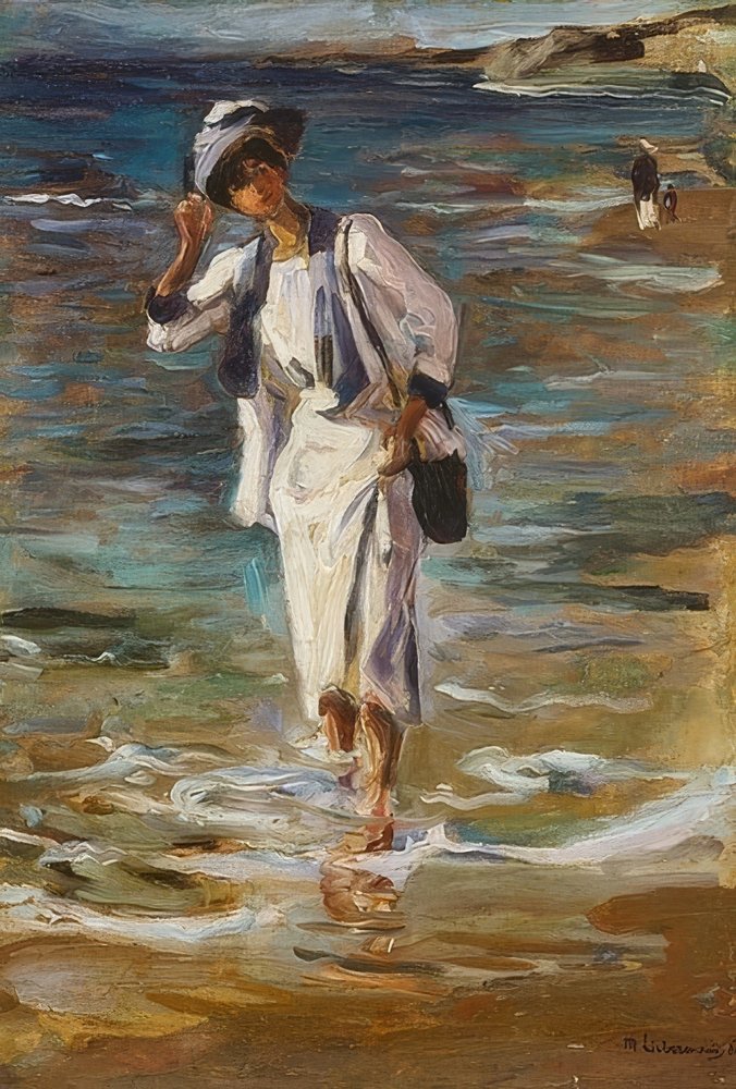 Woman on the Beach, 1908 by Max Liebermann