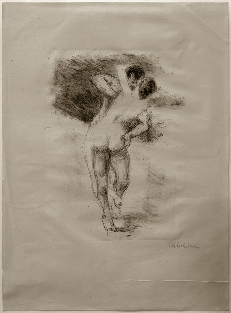 M. Liebermann, Love Scene by Max Liebermann