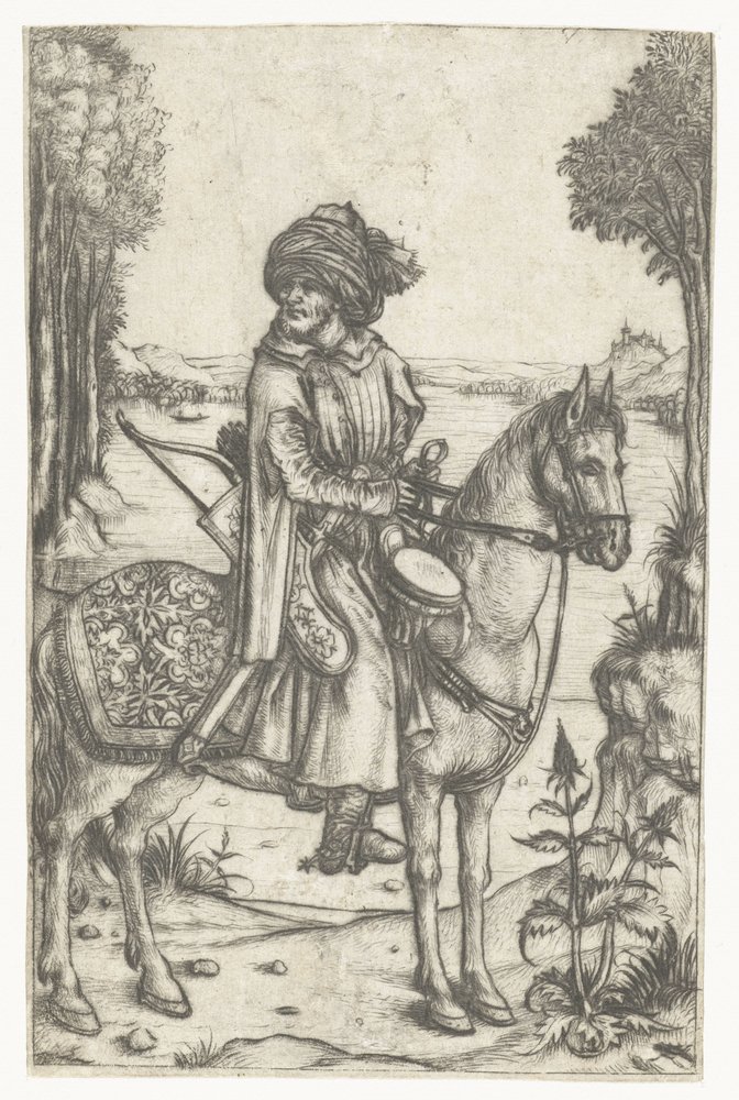 Turkish Rider by Meester van het Amsterdamse Kabinet