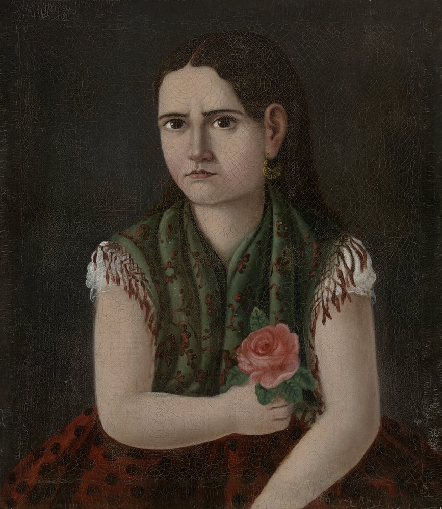 Portrait of a Woman, c.1880 by Mexican School
