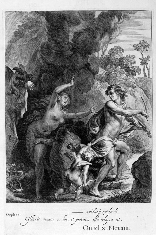 Orpheus, Leading Eurydice Out of Hell, Looks Back Upon Her and Loses ...
