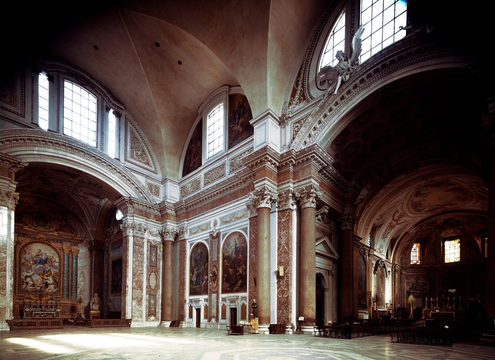 Interior view of the church of Santa Maria degli Angeli by Michelangelo by Michelangelo Buonarroti