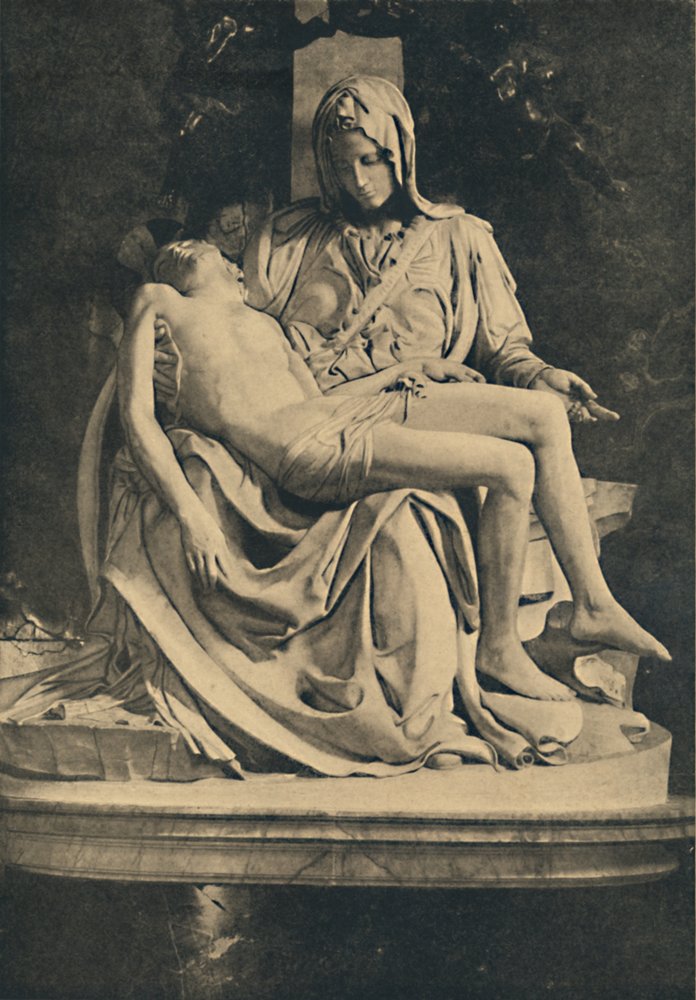 Pieta by Michelangelo, Basilica of St. Peter, Rome by Michelangelo Buonarroti