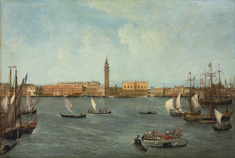 The Bacino di San Marco, Venice, Looking Towards the Molo by Michele Marieschi