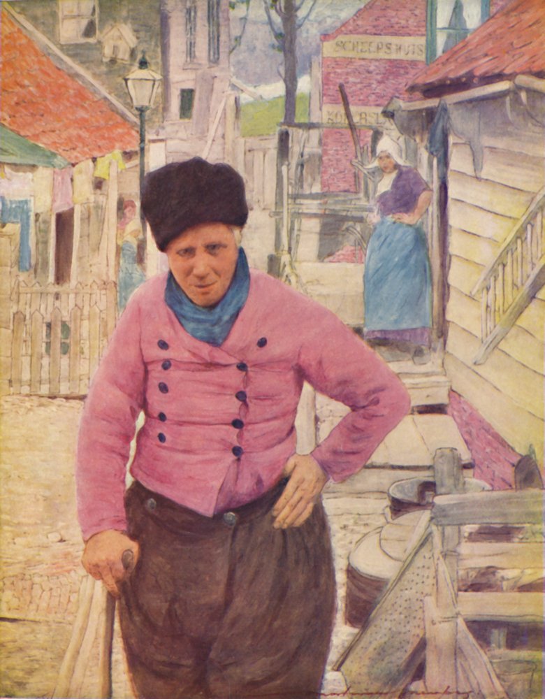 A Dutch Fisherman by Mortimer L Menpes
