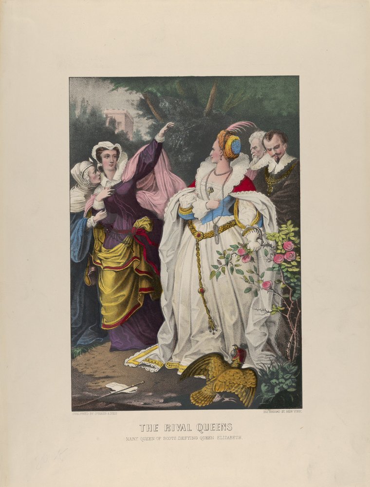 The Rival Queens Mary Queen of Scots Defying Queen Elizabeth, 185772