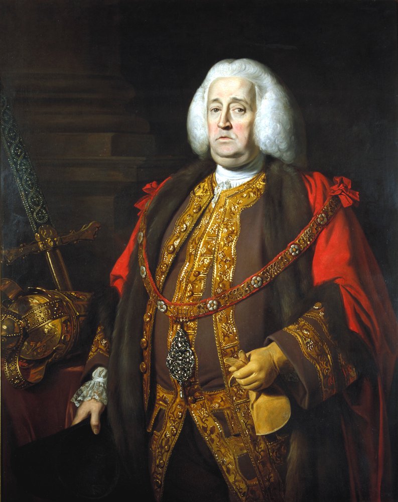 Sir Robert Kite, Lord Mayor 1766 by Nathaniel Dance-Holland