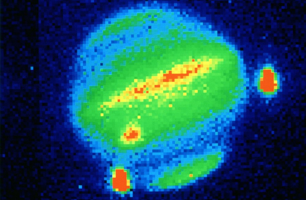 Comet Shoemaker-Levy, 1994. Impact with Jupiter 20 July 1994. Viewed ...