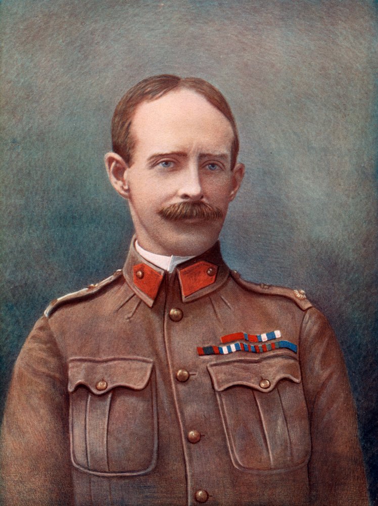 Lieutenant-General Ian Hamilton, commanding Mounted Infantry Division ...